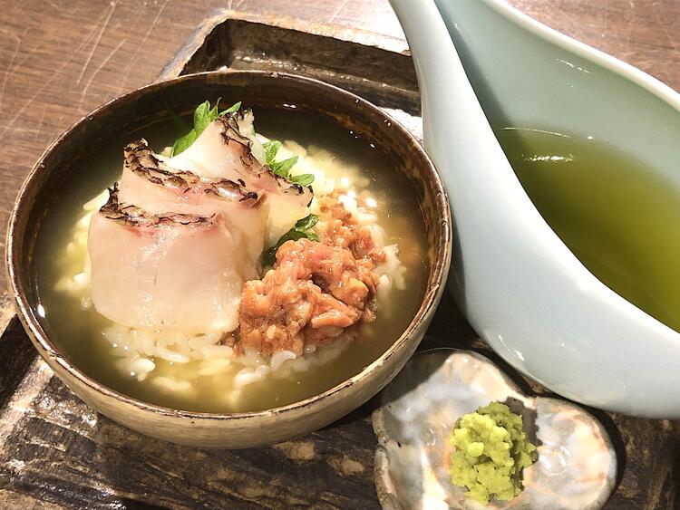 絶品!真鯛の塩辛茶漬け