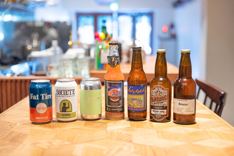 ワインやクラフトビールなども種類豊富に♪