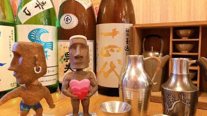 料理によく合う日本酒・焼酎も揃います◎