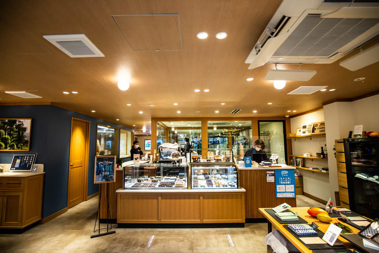 お洒落な店内