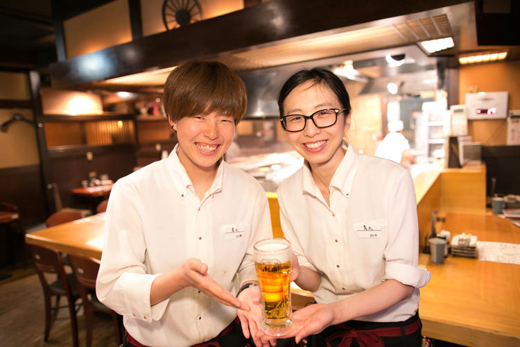 日本酒、焼酎、ワイン 幅広いお酒の知識も