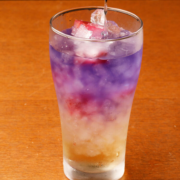 当店自慢の「星空カクテル」