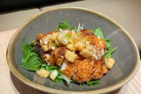 ▲新鮮野菜を使ったメニュー
