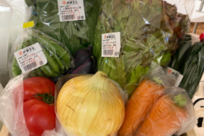 ▲新鮮野菜は「みのり」の主役♪