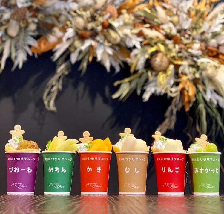 カップに入ったクレープが大人気!