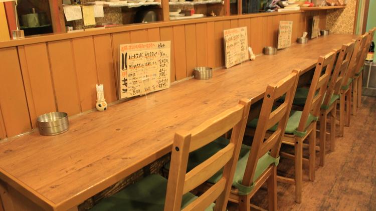 カウンターあり!話すの好きな方はぜひ