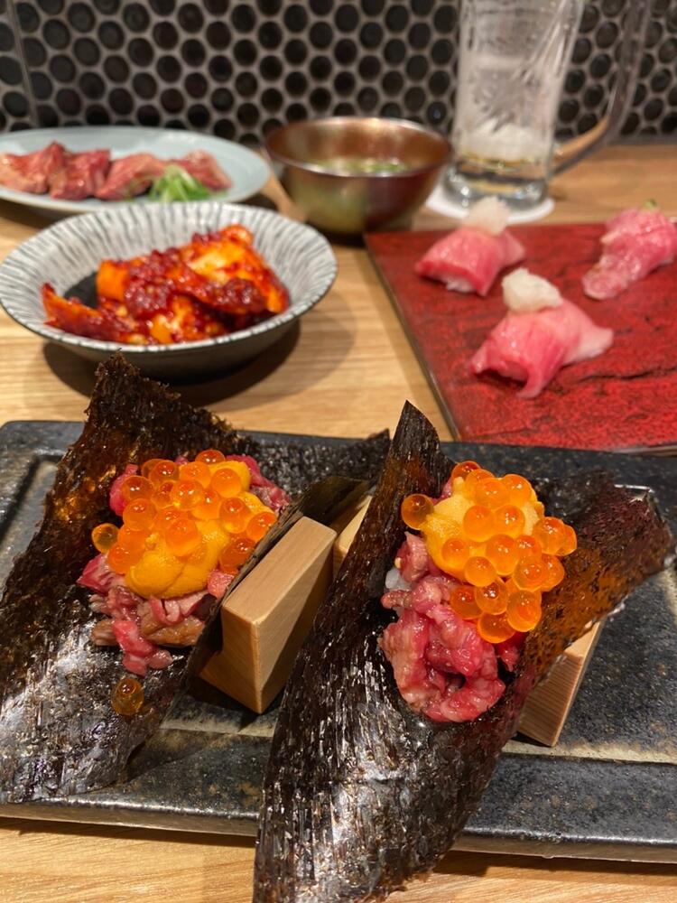 A5ランクのお肉を贅沢に使った料理の数々