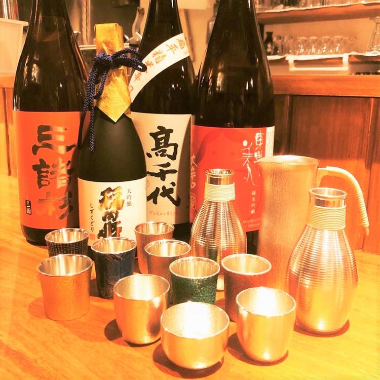 各種日本酒も取り揃え◎