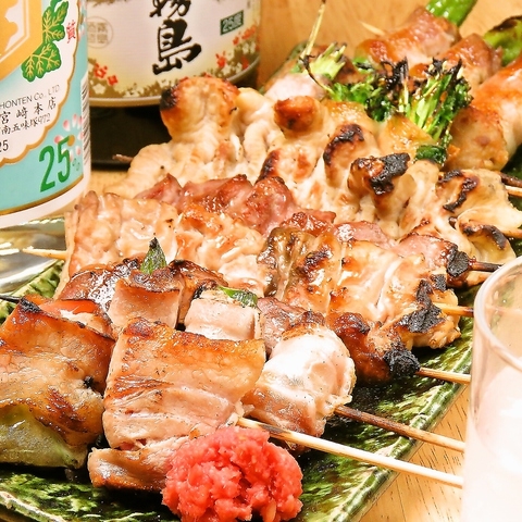 自慢の串焼き!