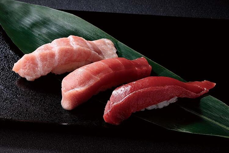 人気の鮪3貫にぎり!!