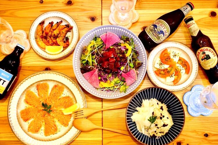 ヘルシー料理のラインナップ☆