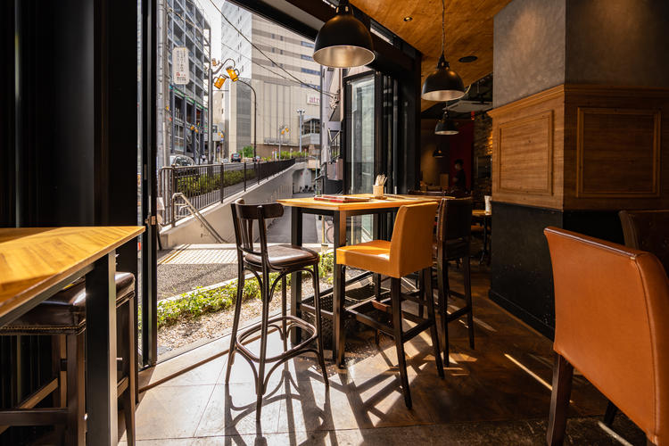 開放的な店内