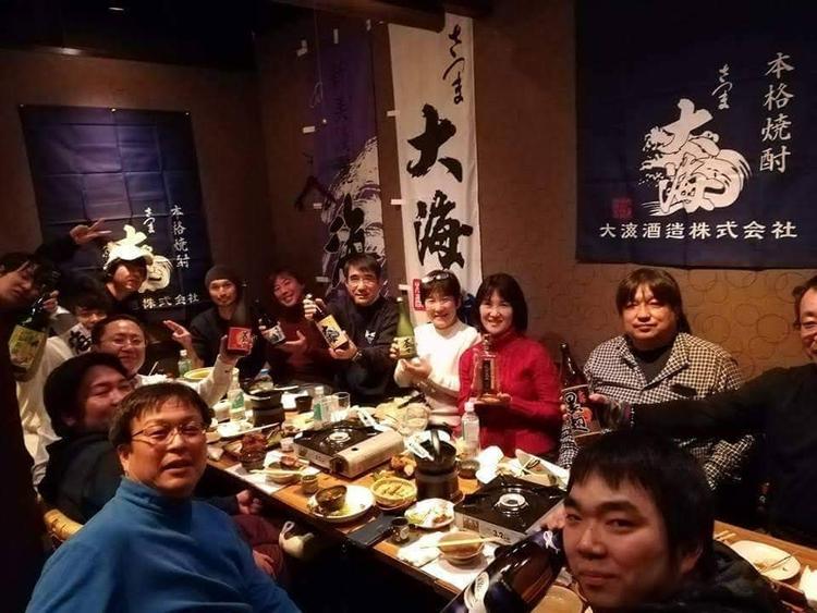 コロナ前には蔵元さんを呼んでの酒の会
