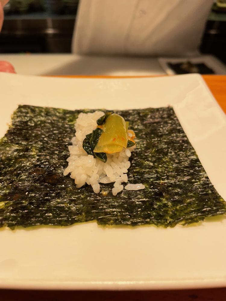 キンパは高級鮨の様に
