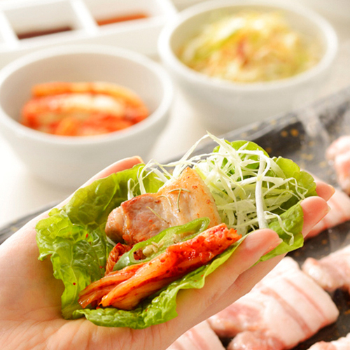 サムギョプサルが大評判の韓国料理店★