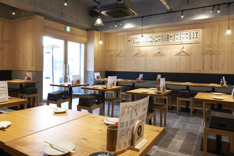 清潔感あふれる店内◎