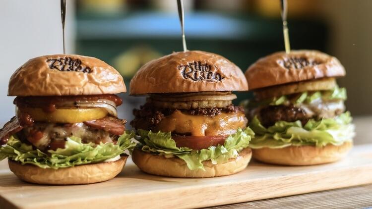 当店自慢のハンバーガー♪