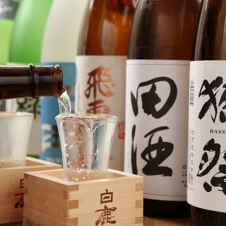 選りすぐりの日本酒も自慢☆