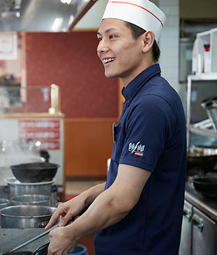 美味しい料理で自分も笑顔になれる◎
