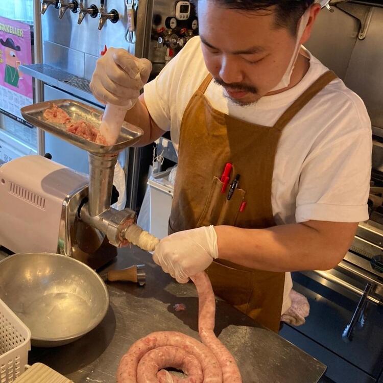 ソーセージだって手作りしちゃいます!
