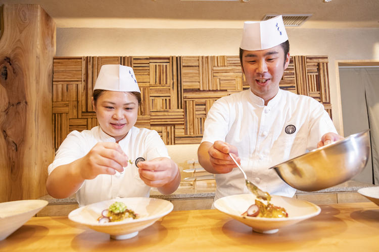 一人前の料理人を目指せる環境です