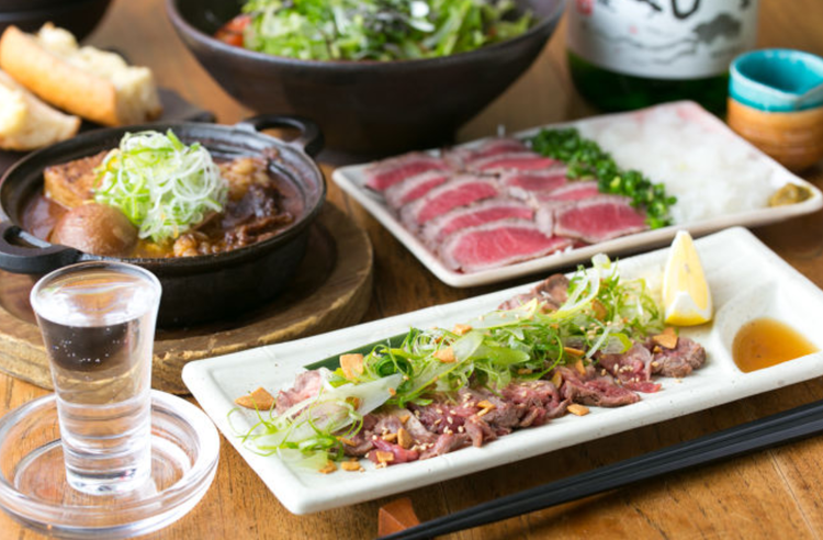 馬肉の知識豊富なプロが手掛ける料理を堪能