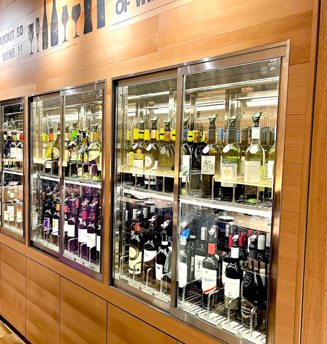 目玉はワインセラーを利用した飲み放題★