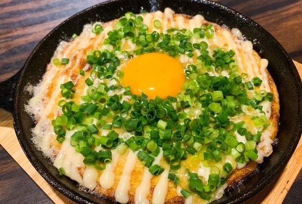 和風の味付け“山芋フワトロ鉄板焼き”