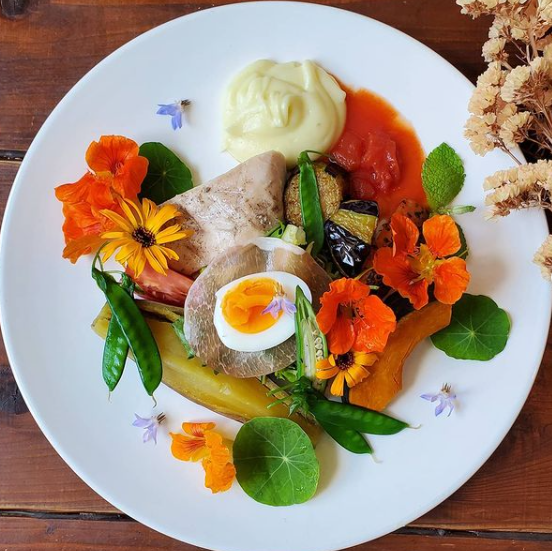 自家製野菜をふんだんに食べ飲み放題☆
