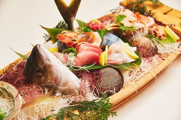 職人の技が光る舟盛りは刺身料理の醍醐味