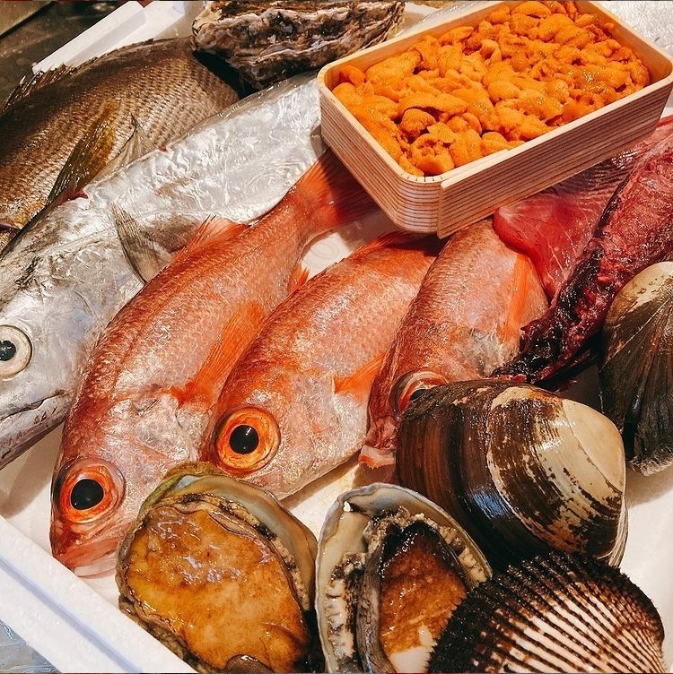 新鮮な魚介類のみを使用!