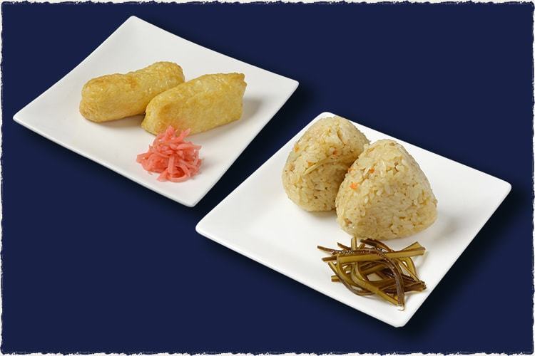 うどんのお伴に「いなり寿司」「かしわ飯」