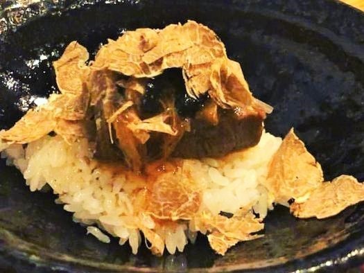 あか牛ヒレと炊立てつや姫の白トリュフご飯
