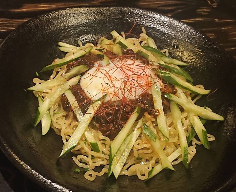 人気上昇中の〆メニュー・ジャージャー麺