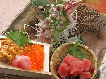 お刺身もあります。