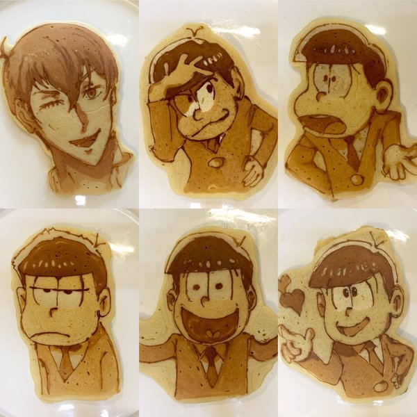 話題のパンケーキアート