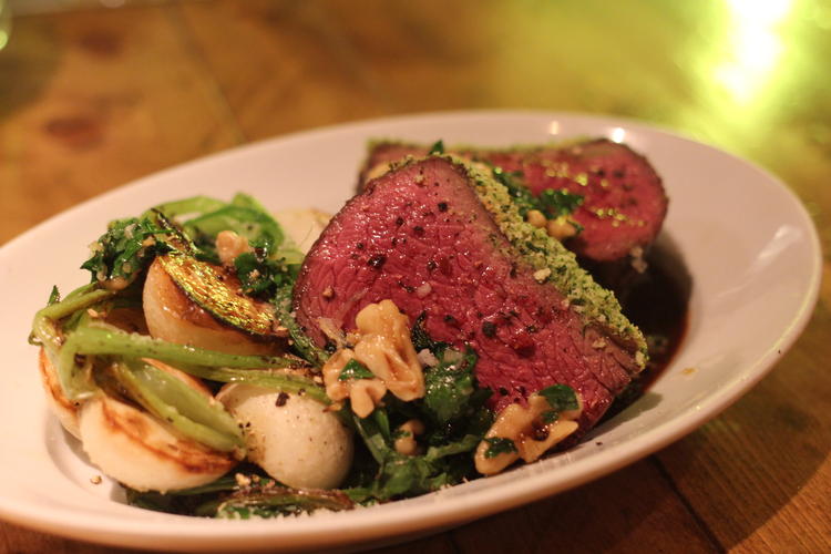 蝦夷鹿モモ肉ロースト