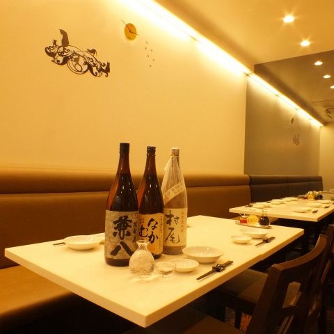 お酒も種類豊富に取り揃えています。