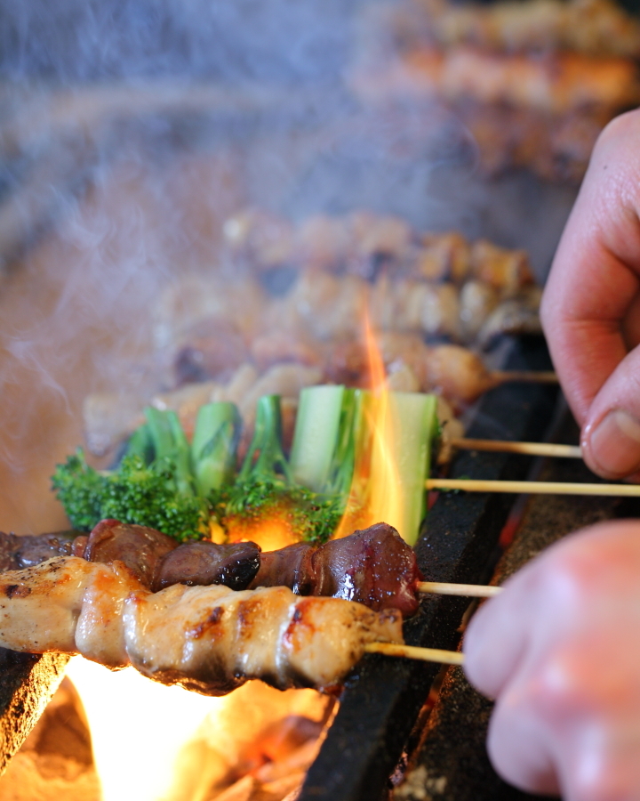 みつせ赤鶏を使った美味しい焼き鳥♪