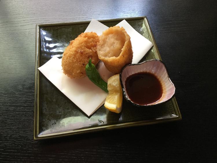 いかのクリームコロッケです。