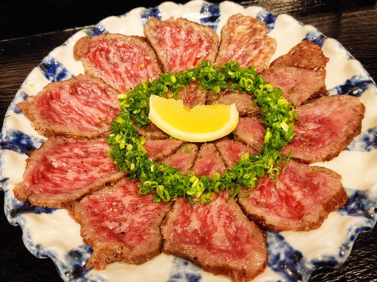 和牛、レモンで蛋白変性するとチーズの様に