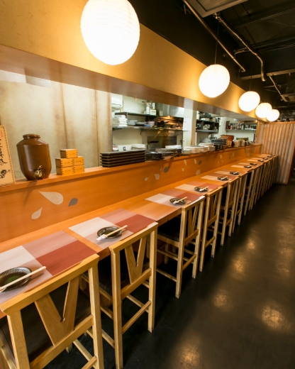 お客様の「おいしい」表情が見られます