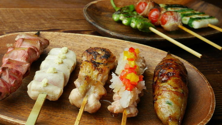 備長炭で焼き上げます