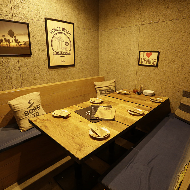 個室完備でデートや飲み会にもぴったり◎