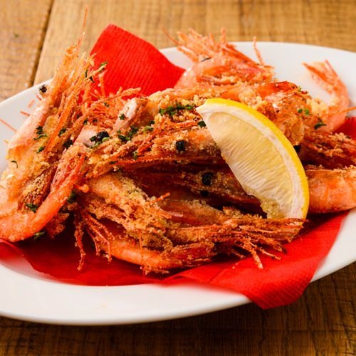 甘エビのセモリナフリット