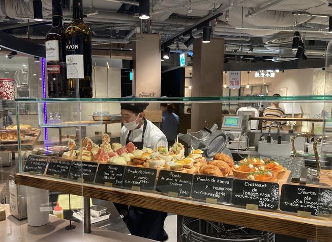 サンセバスチャン旧市街のような店構え