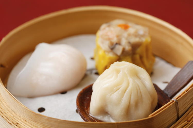 自慢の点心は点心師が全て手作り