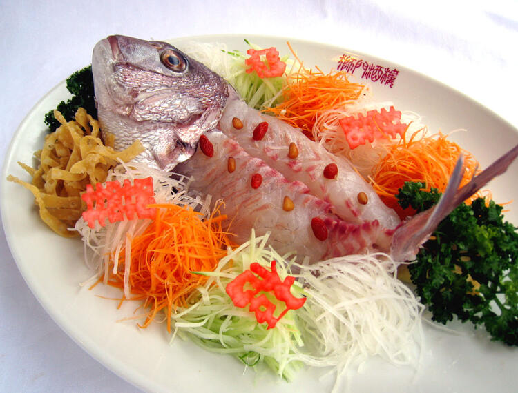 新鮮な魚介類は自慢♪