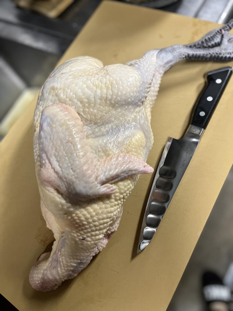 鶏肉のさばき方も学べる環境ですよ☆