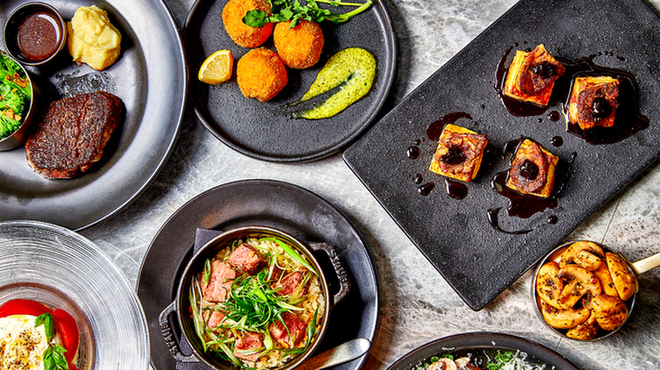 NYスタイルイタリアンのディナー。